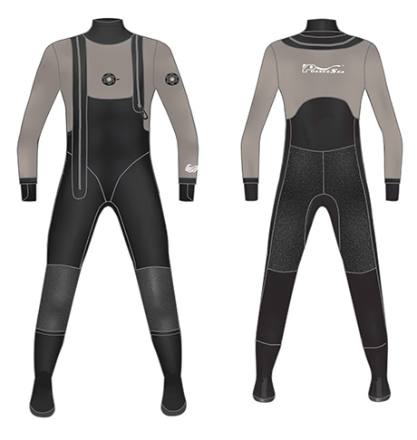 氯丁橡胶干式潜水服 / 干式潜水衣