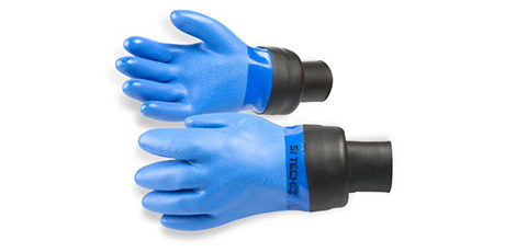 SI-TECH® 干式潜水服PVC干手套