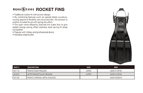 Apeks ROCKET FINS 潜水脚蹼