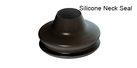 SI-TECH®干式潜水服可拆卸硅胶领口（黑色）