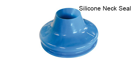 SI-TECH®干式潜水服可拆卸硅胶领口（蓝色）