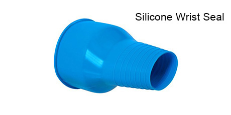 SI-TECH®干式潜水服可拆卸硅胶袖口（蓝色）
