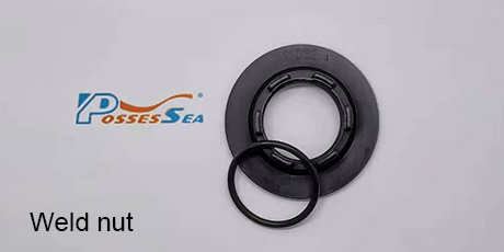 SI-TECH®干式潜水服阀门垫片-焊接螺母